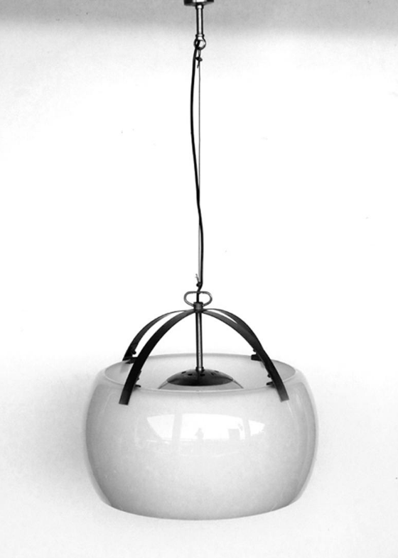Italian Modern Omega Ceiling Lamp by Vico Magistretti